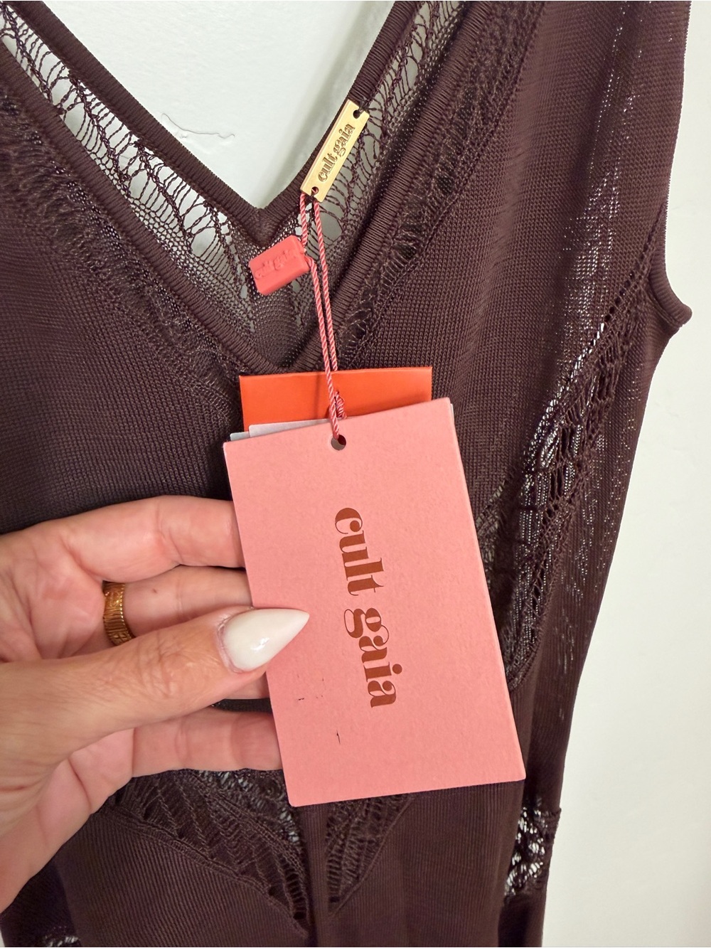 Cult Gaia Elza Knit Dress in Luwak - Picture 4 of 4